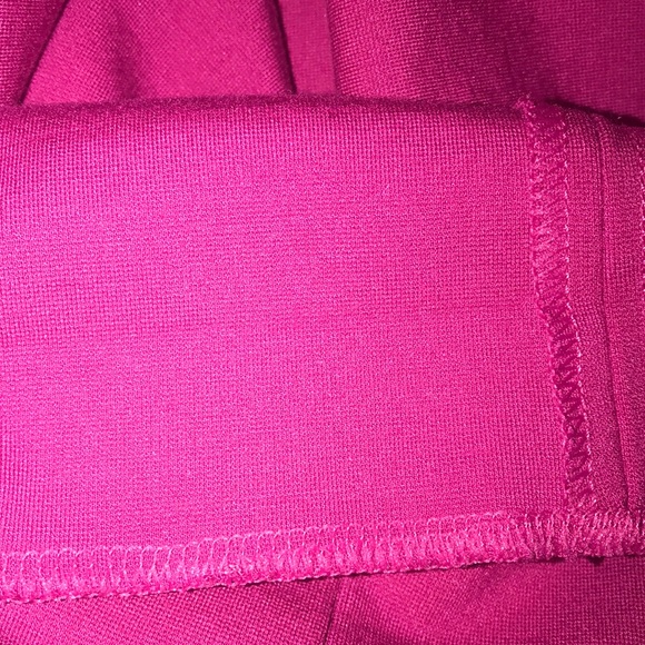 Sold-BANANA REPUBLIC Pink Ponte Long Sleeve Dress - Picture 7 of 8